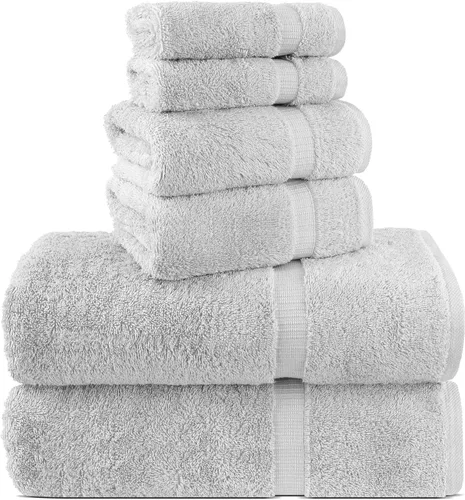 Vista 43 de Chakir Turkish Linens Toallas turcas de alta calidad 100% algodón para baño, toallas de baño grandes de 30 x 60 pulgadas (4 piezas, aguamarina)