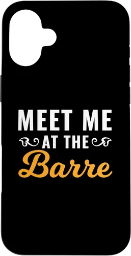 Vista 23 de Ballet Meet Me at The Barre for Ballerina Trainer Dancing Case for iPhone 16