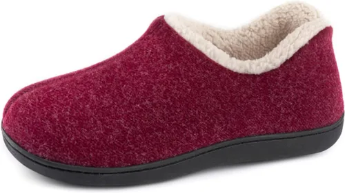 Vista 9 de ULTRAIDEAS - Pantuflas de interior para mujer con espuma viscoelástica, zapatillas de casa con cierre cálido para mujer con suela exterior de goma