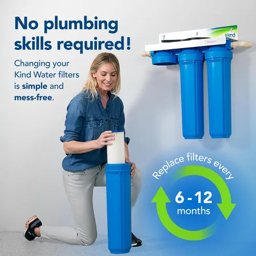Vista 4 de Kind Water Systems Kind Water - Filtro de sedimentos de 5 micrones de repuesto – Kind & Evo E-1000/E-2000/E-3000 Sistemas para toda la casa