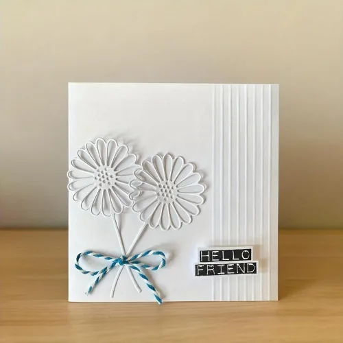 Vista 12 de Lapoo Troquel de corte de flores para álbumes de recortes, plantillas de corte duraderas para álbumes de recortes, álbum de fotos, tarjetas de papel