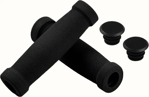 Vista 2 de Retrospec Chatham - Empuñaduras de espuma para bicicleta – Cómodo agarre antideslizante para manillar de bicicleta Beach Cruiser, absorbe