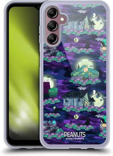 Vista 8 de Head Case Designs Funda de gel Spooktacular con licencia oficial de Peanuts Linus y Snoopy [protección de grado militar] compatible con Google Pixel