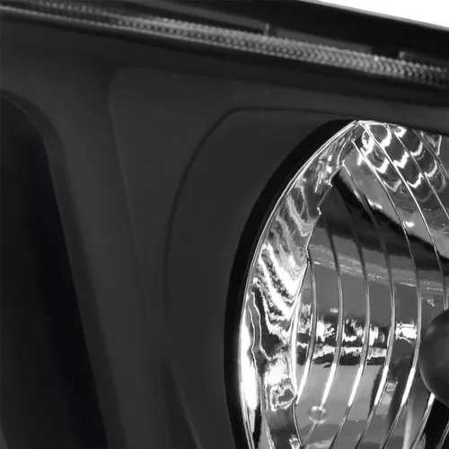 Vista 6 de SPEC-D TUNING Faros delanteros de repuesto negros compatibles con Ford Mustang 2005-2009, par izquierdo y derecho