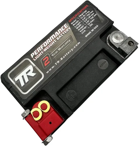 Vista 4 de Tomioka Racing Batería de 11.5 libras / 12.0 lbs 5.9 pulgadas (5.906 in) x 3.5 pulgadas (3.898 in) x 5.8 pulgadas (5.827 in). 325 CCA. Reserva de 14