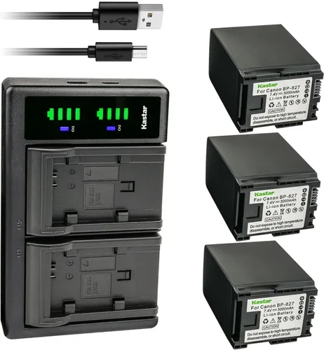 Vista 6 de Kastar Cargador de batería USB LTD2 para Canon VIXIA HF M31 HFM31, VIXIA HF M32 HFM32, VIXIA HF M36 HFM36, VIXIA HF M300 HFM300, VIXIA HF M301