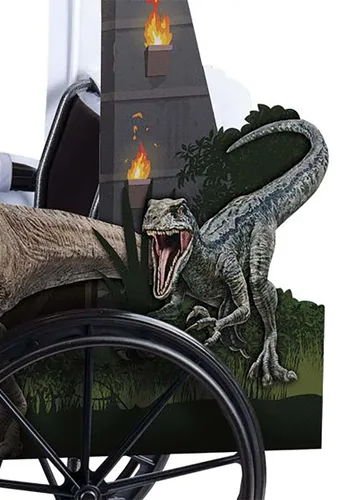 Vista 5 de Cobertura Adaptable para Silla de Ruedas Jurassic World Multicolor