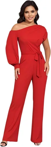 Vista 100 de DeftSharp Overol largo y elegante para mujer, sexy, para cóctel, fiesta, club, casual, para trabajo