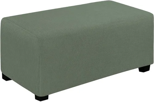 Vista 117 de Easy-Going Funda Elástica para Otomana Taburete de Almacenamiento Plegable Protector de Muebles Funda Rectangular Suave con Parte Inferior Elástica