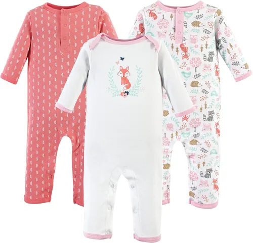 Vista 13 de Hudson Baby - Overol unisex de algodón para bebé Manzana
