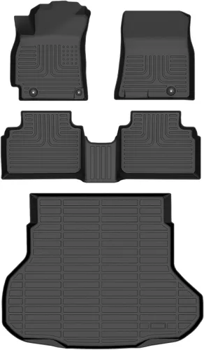 Vista 57 de HAFIDI® Juego de alfombrillas y forro de carga para Kia EV9 2024 2025 2026 (no apto para sillas de relajación), protección para todo tipo de clima