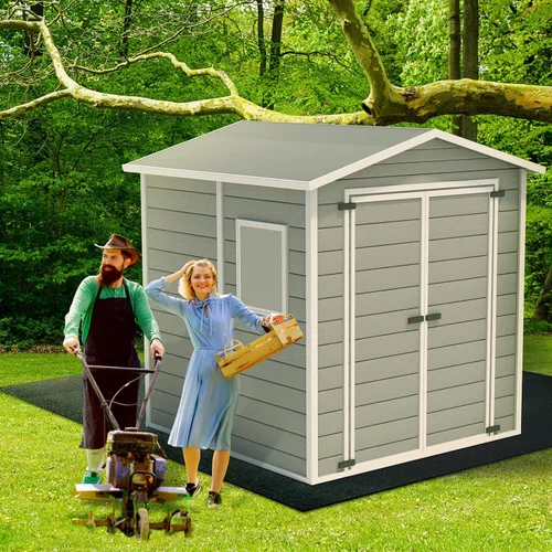 Vista 7 de Haull - Tapete para cobertizo de almacenamiento al aire libre, tapete impermeable para cochera al aire libre, tapete de patio acolchado y suave