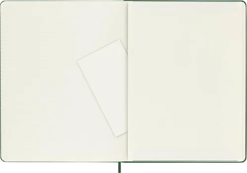 Vista 6 de Cuaderno Moleskine, extragrande, a rayas, verde mirto, tapa dura (7.5 x 9.75).