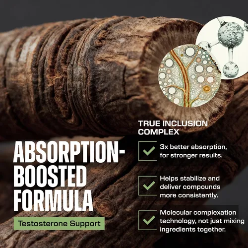 Vista 4 de Turkesterona y Tongkat Ali para hombres – Apoyo natural a la testosterona, suplemento de alta potencia 2-en-1 de Turkesterona para hombres y mujeres