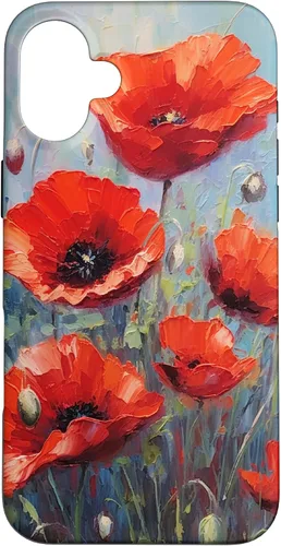 Vista 23 de Funda para iPhone 12/12 Pro Red Poppies Flowers In A Field