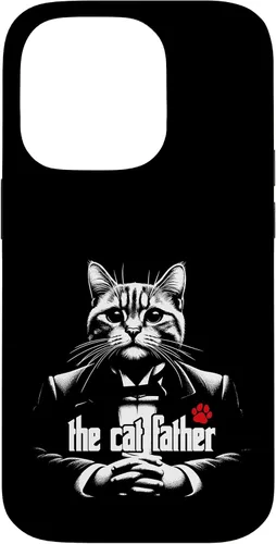 Vista 17 de The Catfather Fathersday Funny Gifts Best Birthday Cat Dad Case for iPhone 16