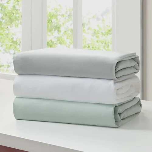 Vista 8 de Comfort Spaces - Sábana bajera Coolmax supersuave y resistente a la decoloración que absorbe la humedad con elásticos alrededor que se adapta a