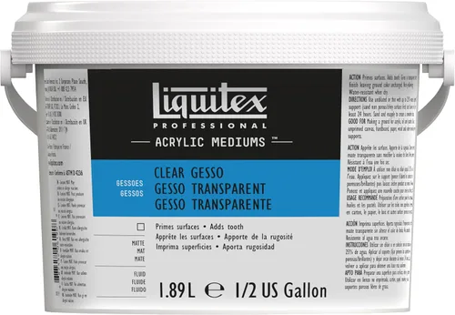 Vista 18 de Liquitex Basics Tubo mediano de Gesso para aplicación en superficies, 8.5 onzas Negro