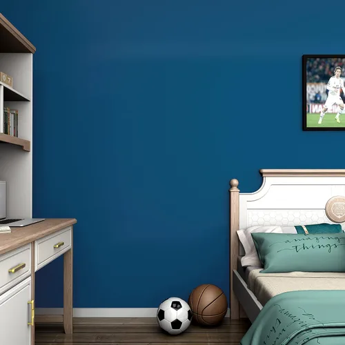 Vista 4 de Decotalk Papel adhesivo azul para encimeras, papel adhesivo azul marino, impermeable, para despegar y pegar, papel tapiz para gabinetes, papel tapiz