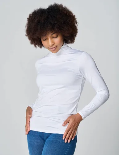 Vista 5 de LAPASA Women Mock Neck Thermal Underwear Top Undershirt Lightweight Midweight Fleece Lined Long Sleeve Base Layer L87L89