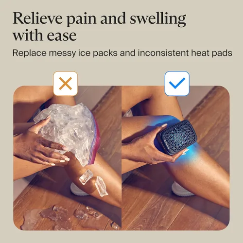 Vista 5 de Therabody RecoveryTherm Cube - Terapia instantánea de calor, frío y contraste para aliviar el dolor, dolores y dolores, y recuperación muscular