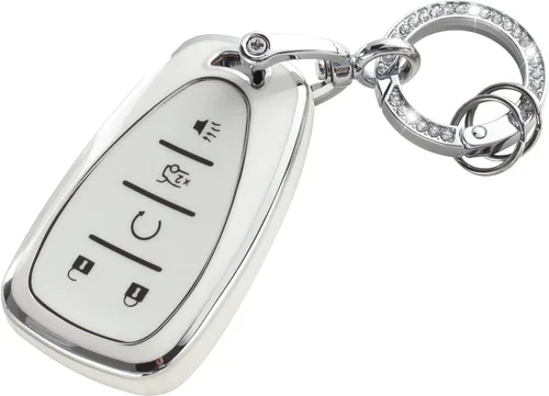 Vista 26 de YO&YOYE Funda para Llavero de TPU con Anillo para Llaves