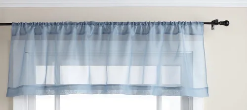 Vista 15 de Stylemaster Elegance Cenefa recta de gasa transparente, 60 x 14 pulgadas, color dorado