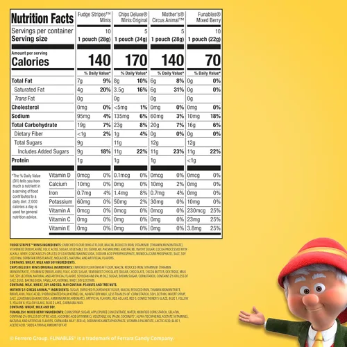 Vista 2 de Keebler Paquete variado de golosinas dulces, galletas envueltas
