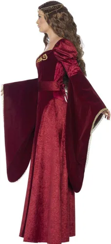 Vista 2 de Smiffy's - Disfraz de reina medieval para mujer
