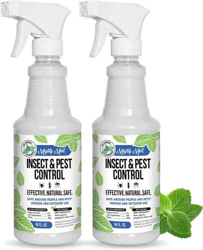 Vista 9 de Mighty Mint Concentrado repelente de insectos de aceite de menta – Control natural de insectos en interiores y exteriores para arañas, hormigas