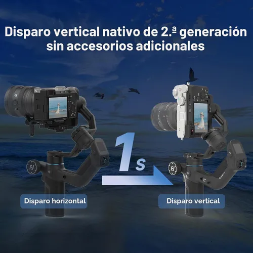 Vista 6 de SCORP Mini 3 Pro Kit de cámara cardán estabilizador de 3 ejes 4.4 lbs