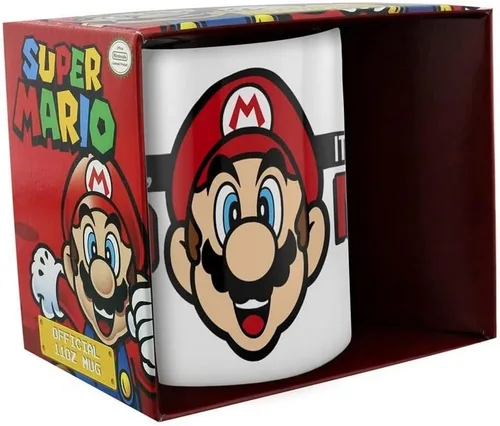 Vista 4 de Pyramid International Super Mario (It'S A Me Mario) - Taza de cerámica de 10 onzas líquidas, tamaño único