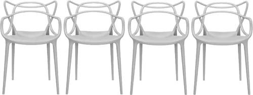 Vista 11 de 2xhome Silla de comedor moderna Silla auxiliar apilable para interiores o exteriores Plástico resistente a la intemperie para cocina, patio Negro