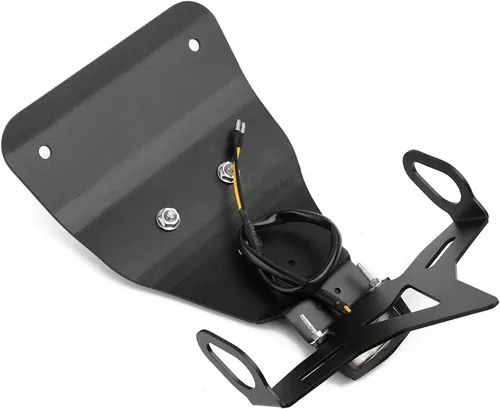 Vista 5 de Soporte protector de licencia para Yamaha MT-03 MT 03 MT03 2015-2017 2018 2019 Número de licencia Soporte de marco Soporte de placa trasera