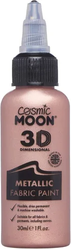 Vista 11 de Cosmic Moon - Pintura metalizada para tela 3D - 1.01fl oz - Azul - Pintura textil para ropa, camisetas, bolsos, zapatos y lienzo