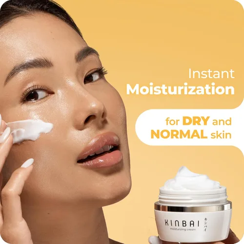 Vista 2 de Crema hidratante facial para mujeres, loción facial para piel seca, hidratante facial hidratante, crema hidratante de péptidos de colágeno, cuidado