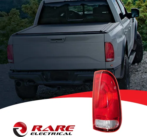 Vista 2 de Rareelectrical Nueva luz trasera derecha del pasajero compatible con Ford F-150 Styleside 1997-2003 1999-2007 F-250 F-350 Super Duty bombillas