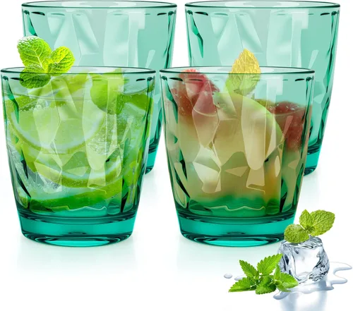 Vista 15 de Topsky Vasos de plástico reutilizables, a prueba de roturas, vasos de plástico irrompibles, vasos de vino acrílicos para bebidas en el hogar, picnic