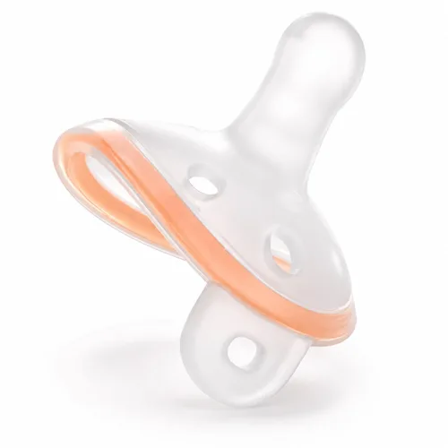 Vista 10 de Chupetes de bebé ultraligeros StayPut para bebés amamantados de 0 a 18 2 unidades transparentes