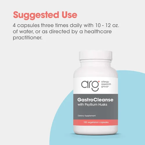 Vista 6 de Allergy Research Group Suplemento Gastro Cleanse - Desintoxicación de limpieza intestinal, alivio del estreñimiento para hombres y mujeres, limpieza