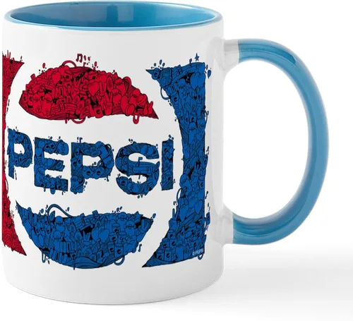 Vista 48 de CafePress Catch That Pepsi Spirit - Taza de café de cerámica (11.0 fl oz)