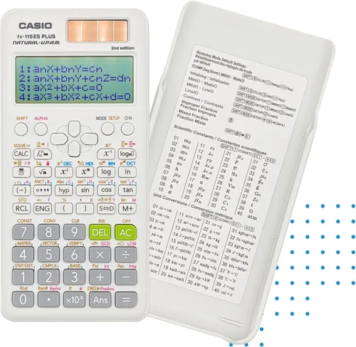 Vista 2 de Casio fx-115ES Plus 2ª edición – Calculadora científica avanzada Más de 280 funciones, pantalla Natural Textbook Display℠ Ideal
