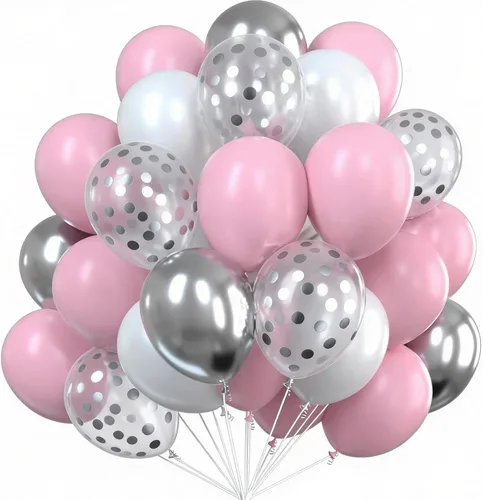 Vista 24 de PartyWoo Globos negros y dorados, 66 globos de 12 pulgadas color negro mate cromado metálico dorado para graduación, baby shower, cumpleaños, Año