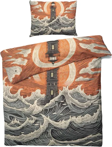 Vista 42 de Funda de edredón abstracta tamaño individual Juego de ropa de cama de arte colorido 2 piezas Funda de edredón con patrón de microfibra suave