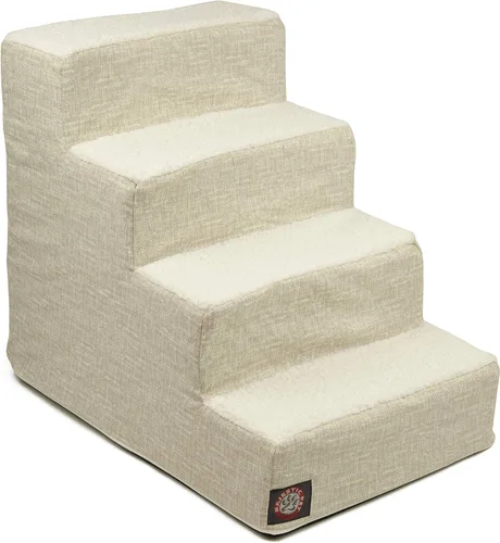 Vista 35 de Majestic Pet - Escaleras portátiles para mascotas suave escalón de espuma de sherpa escalones para perros y gatos rampa para cachorros