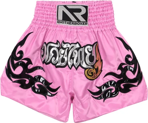 Vista 6 de YONGHS Pantalones cortos de boxeo Muay Thai para hombre y mujer