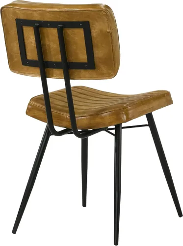 Vista 9 de Coaster Home Furnishings - Misty - Cuero y metal - Sillas laterales de comedor tapizadas con asiento y respaldo copetudos - Comedor y cocina casera