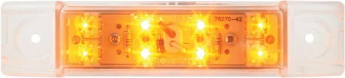 Vista 19 de GG Grand General 75170 Luz sellada ámbar/ámbar (6" rectángulo 8 LED, alto/bajo 3 cables)