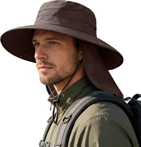 Vista 15 de Sombreros de sol para hombres y mujeres, protección UPF 50+, sombrero de Grisclaro