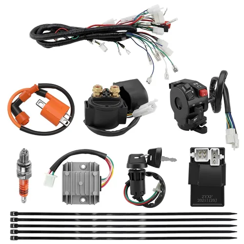 Vista 11 de PRO BAT Kit de arnés de cableado eléctrico de CA ATV con cable de cobre completo Para 150CC 200CC 250CC 300CC Motor Go Kart ATV Pit Dirt Quad Bike
